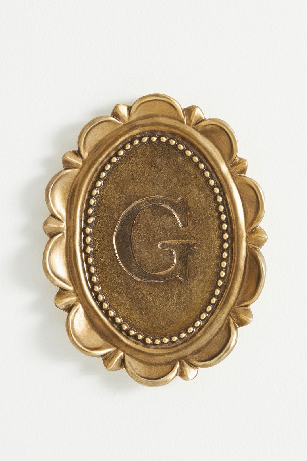 Louisa Monogram Gallery Wall Charm - G, One Size