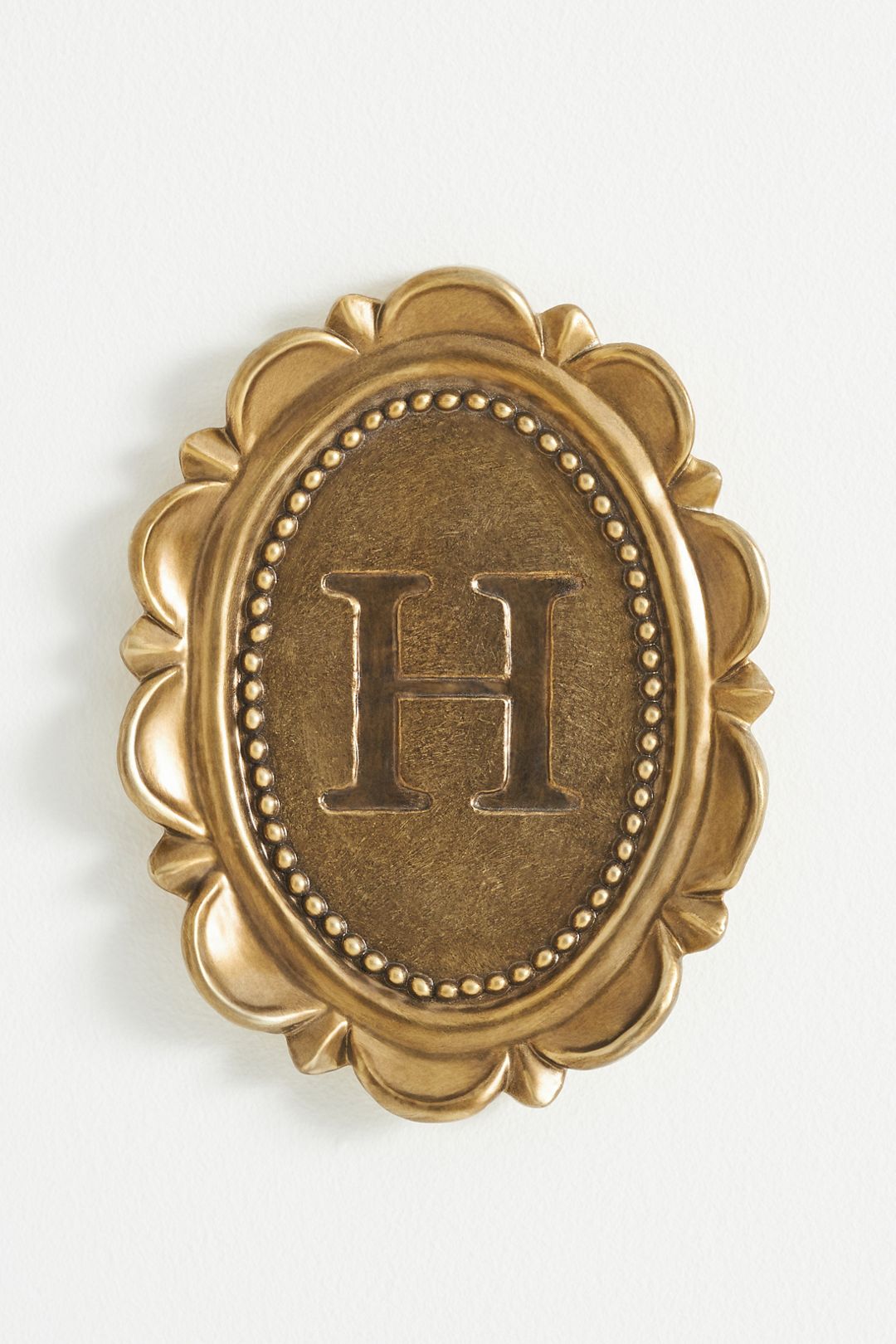 Louisa Monogram Gallery Wall Charm - H, One Size