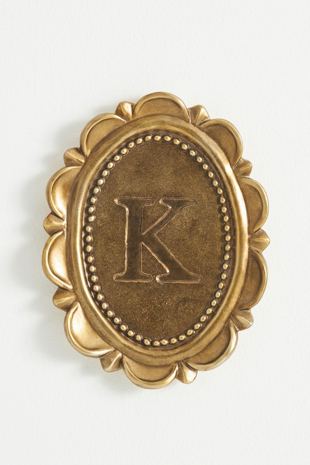 Louisa Monogram Gallery Wall Charm - K, Standard, One Size