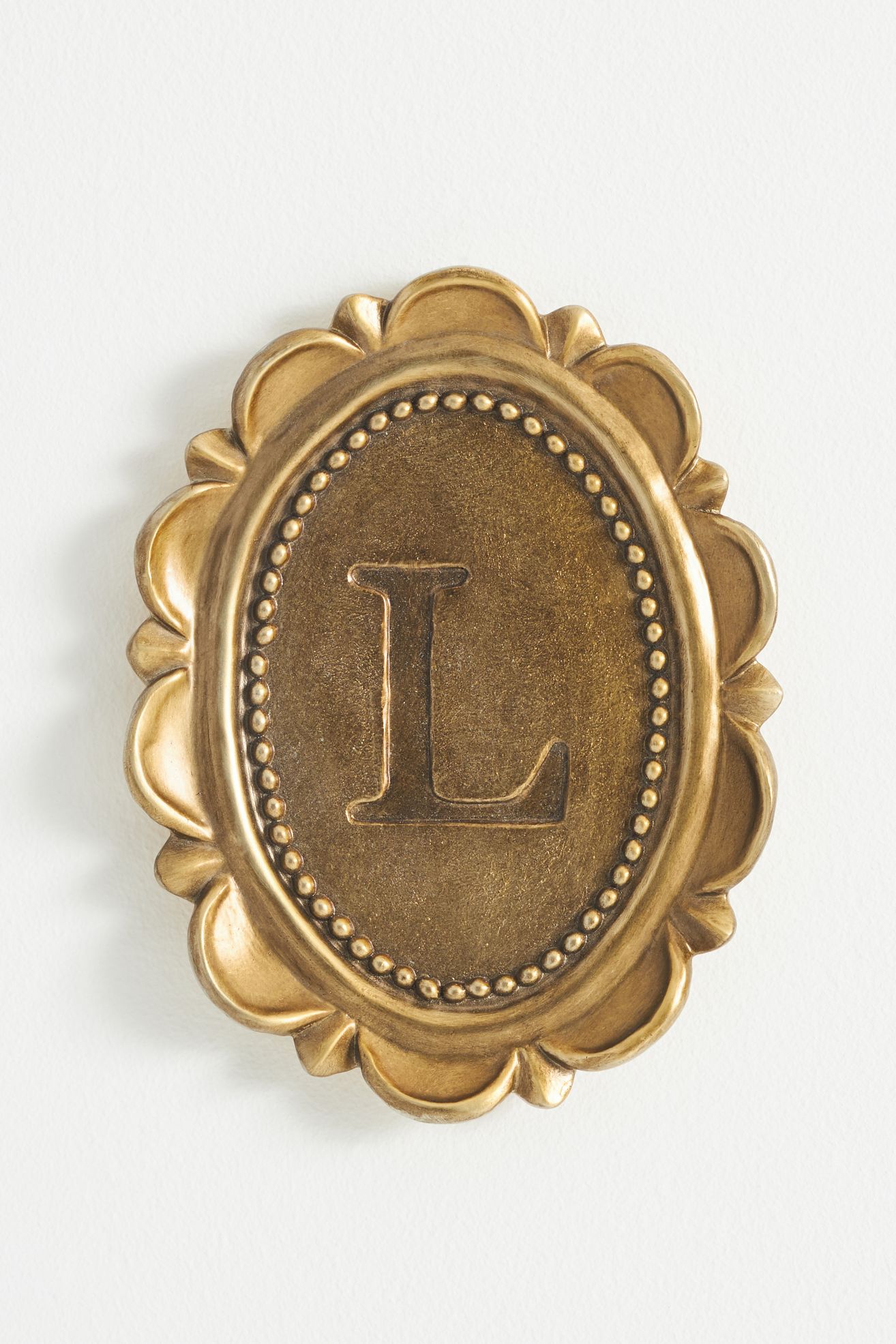 Louisa Monogram Gallery Wall Charm - L, One Size
