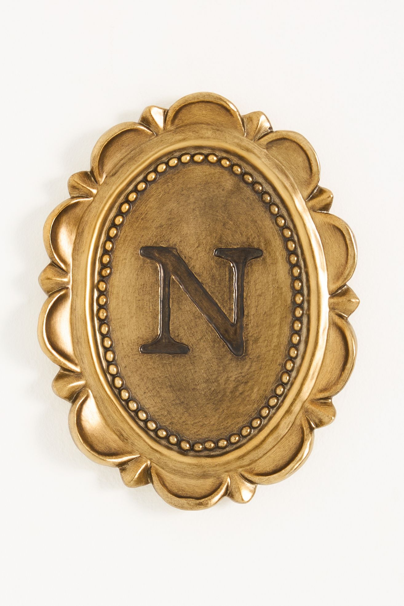 Louisa Monogram Gallery Wall Charm - N, Standard, One Size