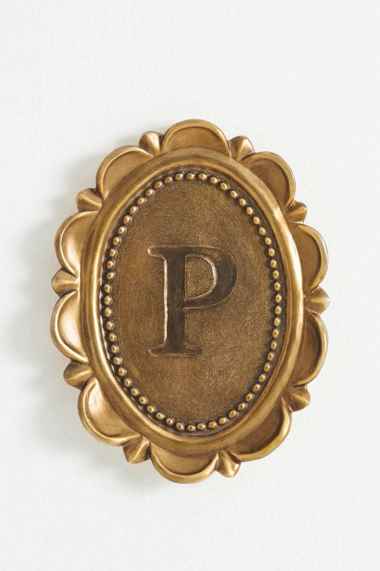 Louisa Monogram Gallery Wall Charm - P, Standard, One Size