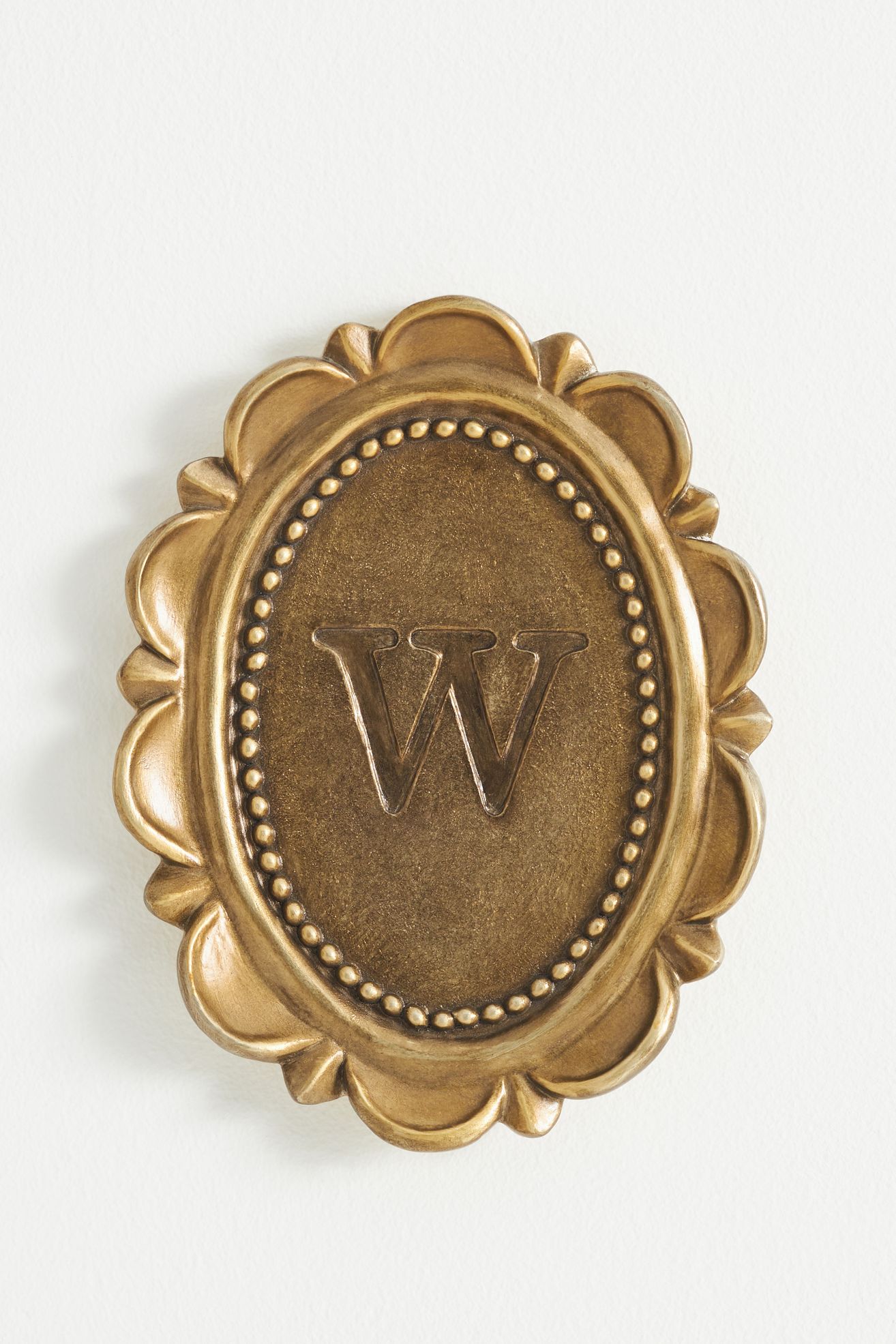 Louisa Monogram Gallery Wall Charm - W, Standard, One Size