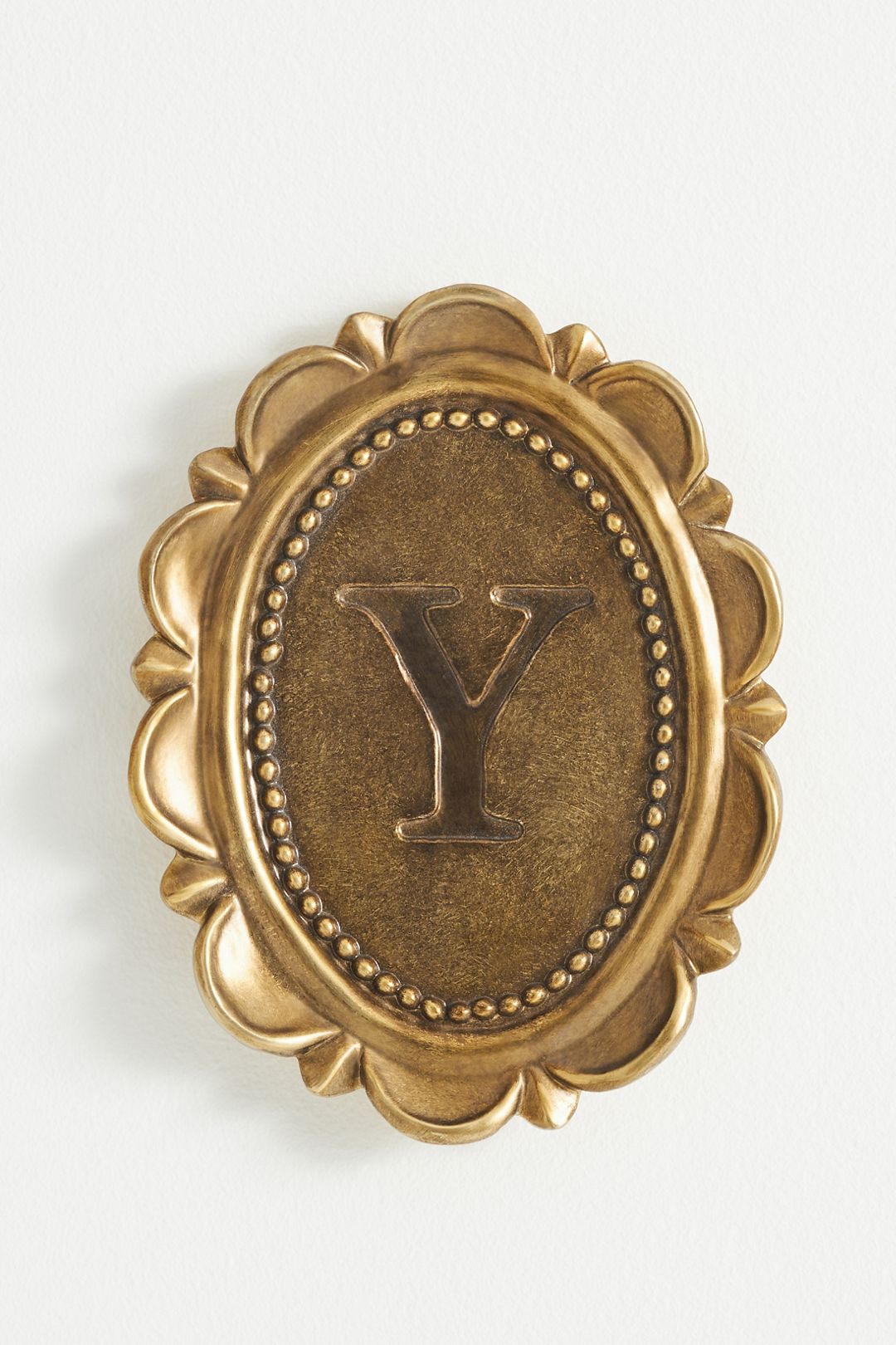 Louisa Monogram Gallery Wall Charm - Y, One Size