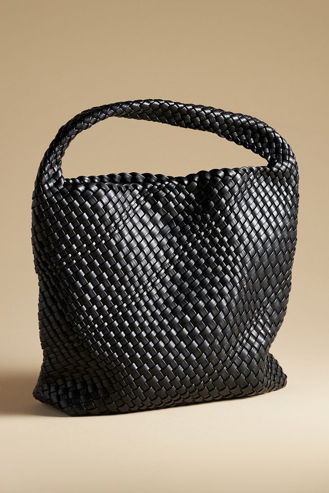 Antik Kraft Woven Faux-Leather Slouchy Bag | Anthropologie