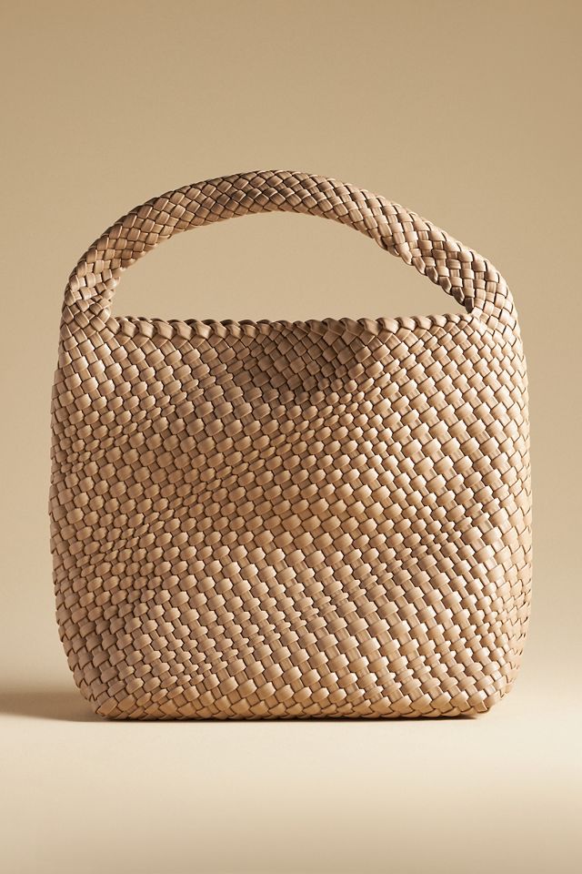 Antik Kraft Woven Faux-Leather Slouchy Bag #1