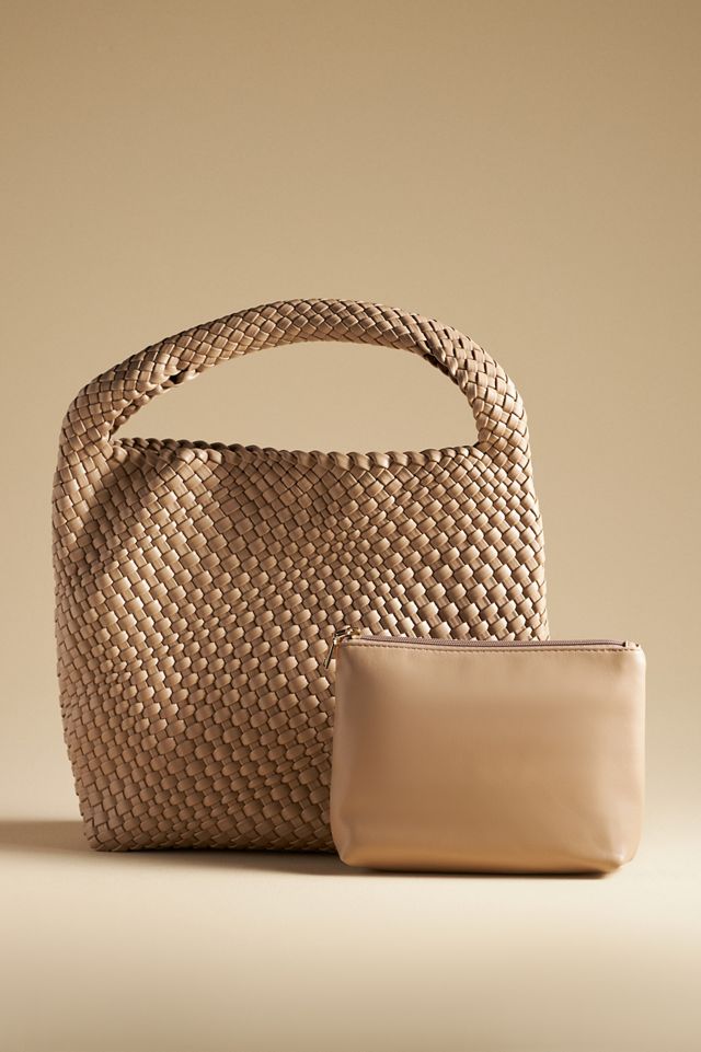 Antik Kraft Woven Faux-Leather Slouchy Bag #2