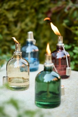 Outdoor Glass Oil Lantern