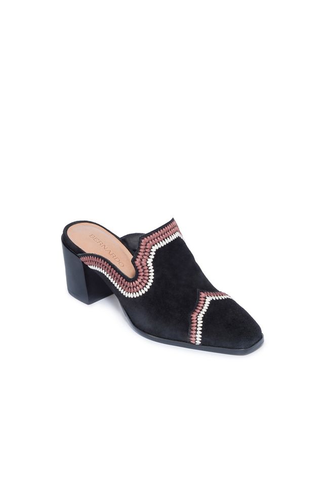 Bernardo Brooklyn Embroidered Mules #1