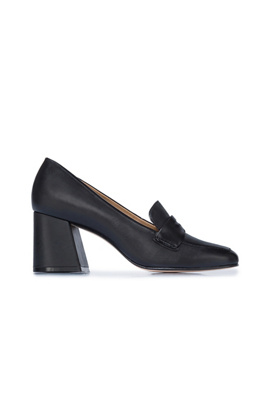 BERNARDO NESSA BLOCK HEEL LOAFERS 