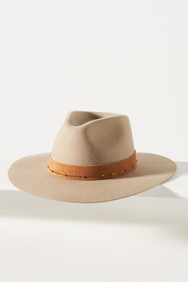 San Diego Hat Co. Loretta Fedora In Beige