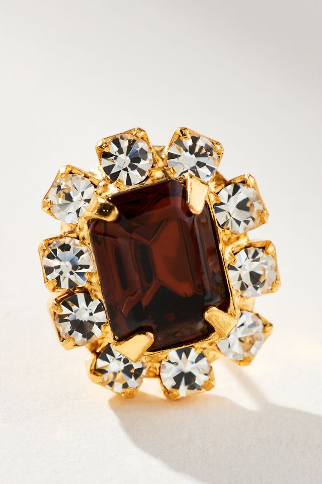 The Pink Reef Crystal Petite Stud Earrings #1