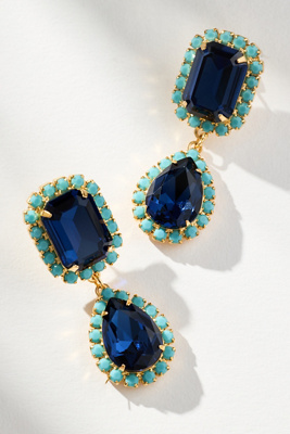 Jewel Drop Neon Earrings