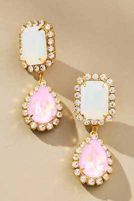 The Pink Reef Jewel Neons Drop Earrings