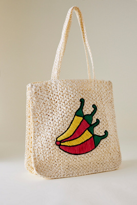 Cabas en raphia Farmers Market par en - By Anthropologie - Modalova