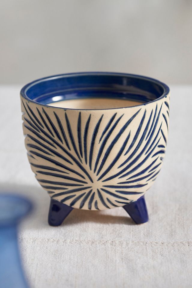 Angled Leg Ceramic Planter #1