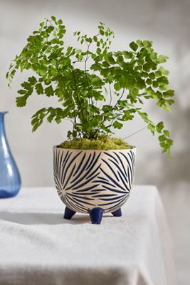 Angled Leg Ceramic Planter
