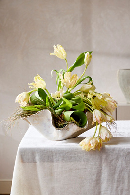 Tidal Ceramic Bowl Planter