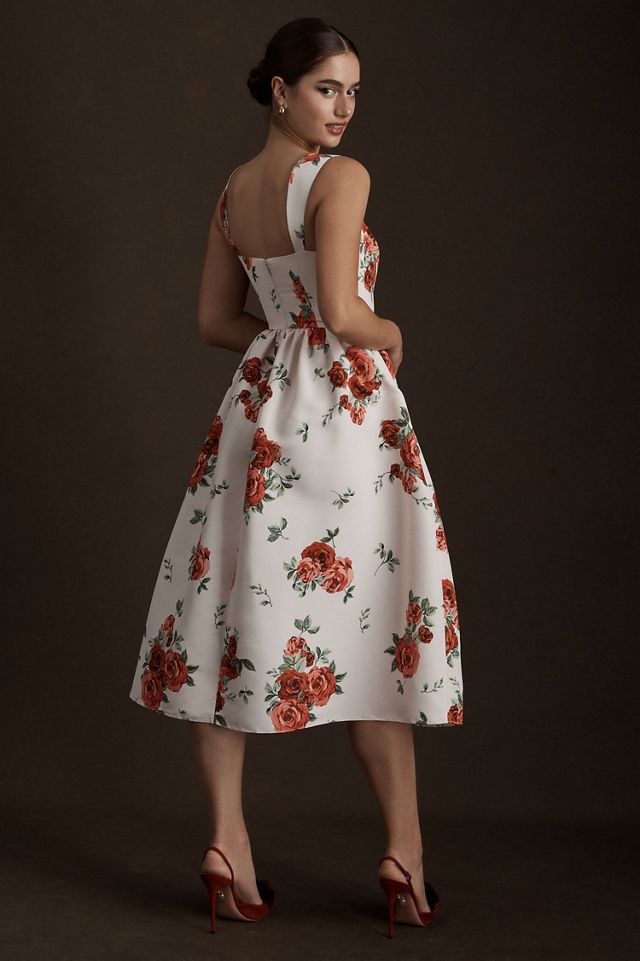 Sachin & Babi Blaine Square-Neck Midi Dress #1