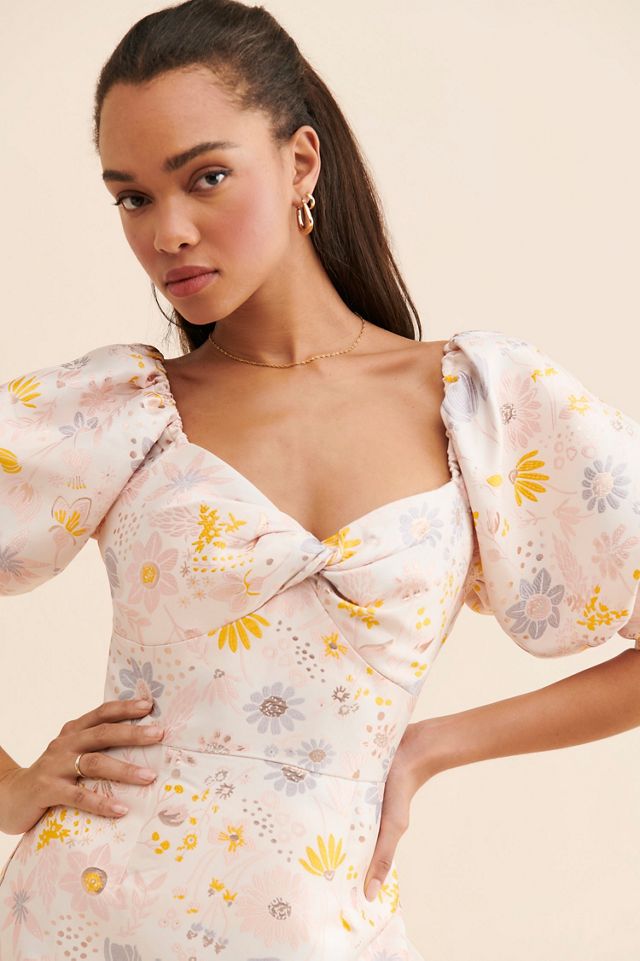 Hutch Floral Jacquard Dress #3