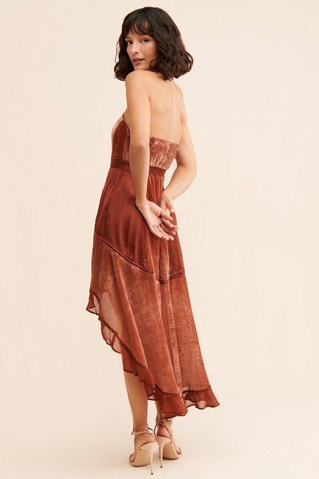 Velvet High-Low Dress #1