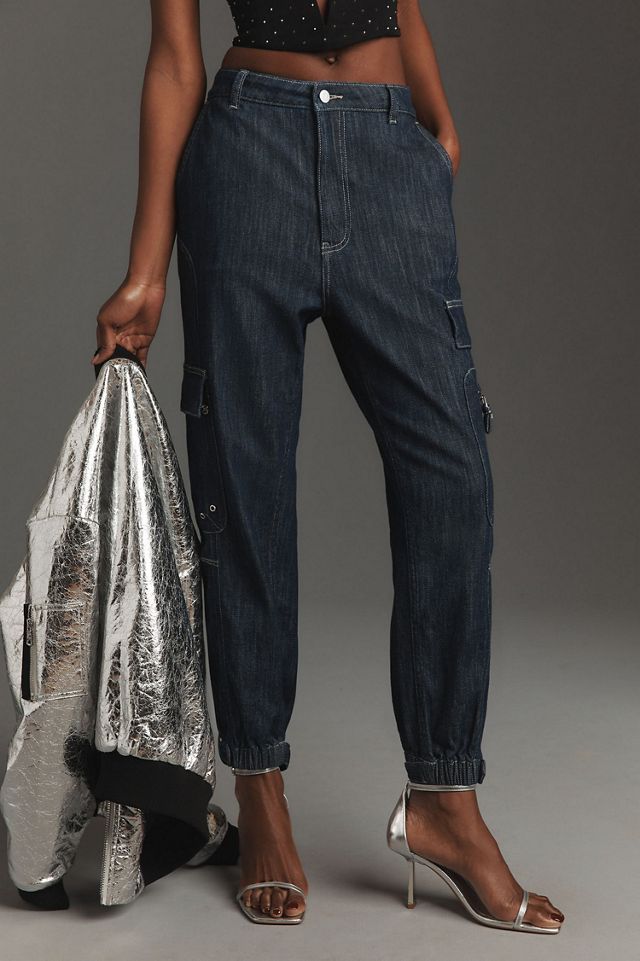 Pilcro Seamed Sport Low-Rise Cargo Jeans #2