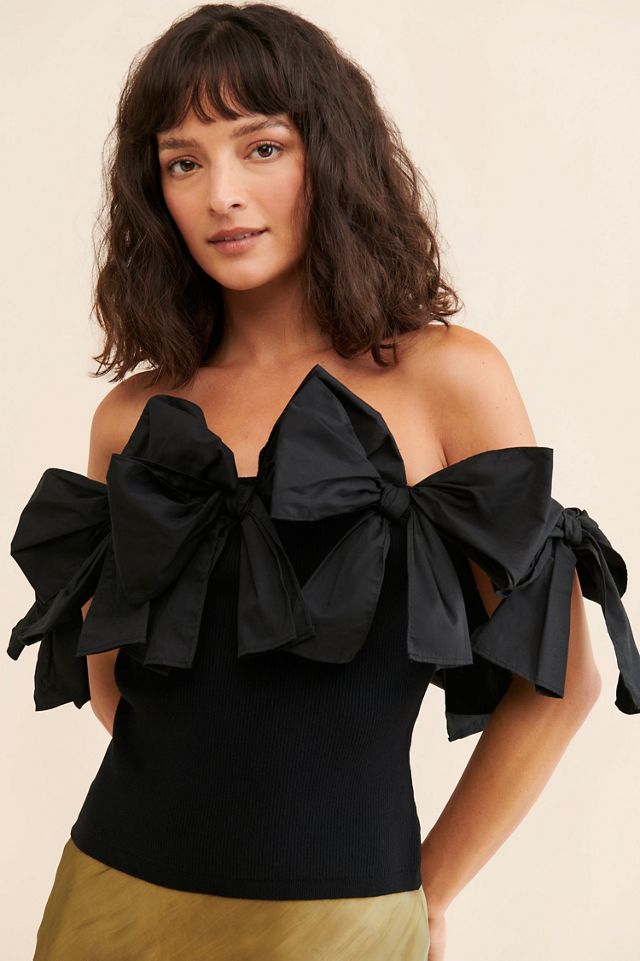 DOLAN Collection Compact Bow Tube Top #1