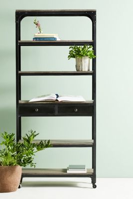 Decker Five-Shelf Bookshelf