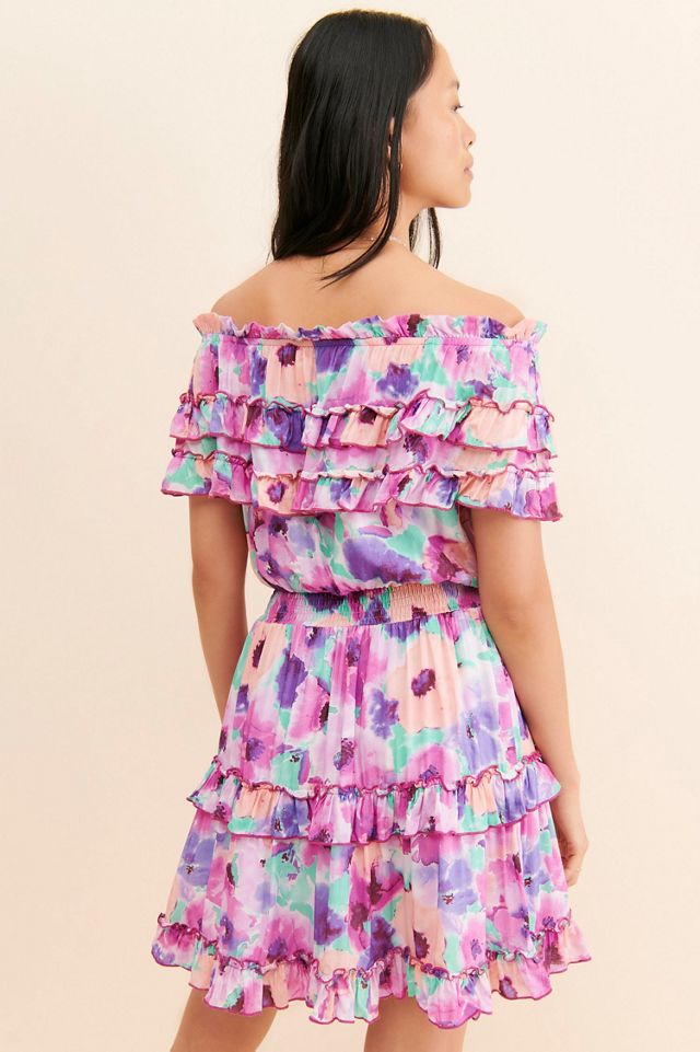 BTFL-Life Off-the-Shoulder Floral Mini Dress #1