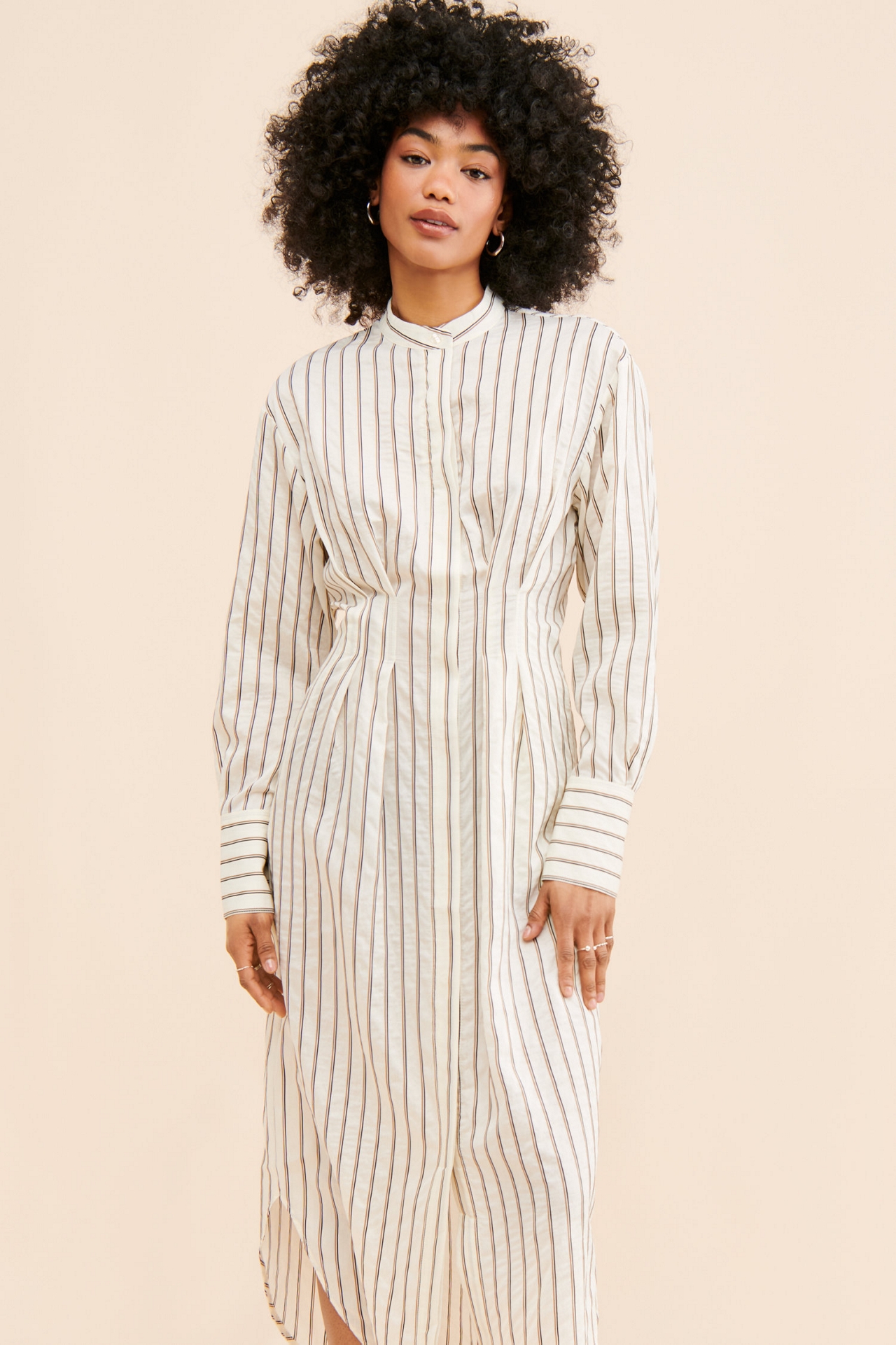 Samsøe Sabosse Striped Shirtdress