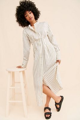 ワンピース SAMSOE SAMSOE Women Dresses F20400287 0 ANGORA Beige Samsøe Samsøe | Anthropologie