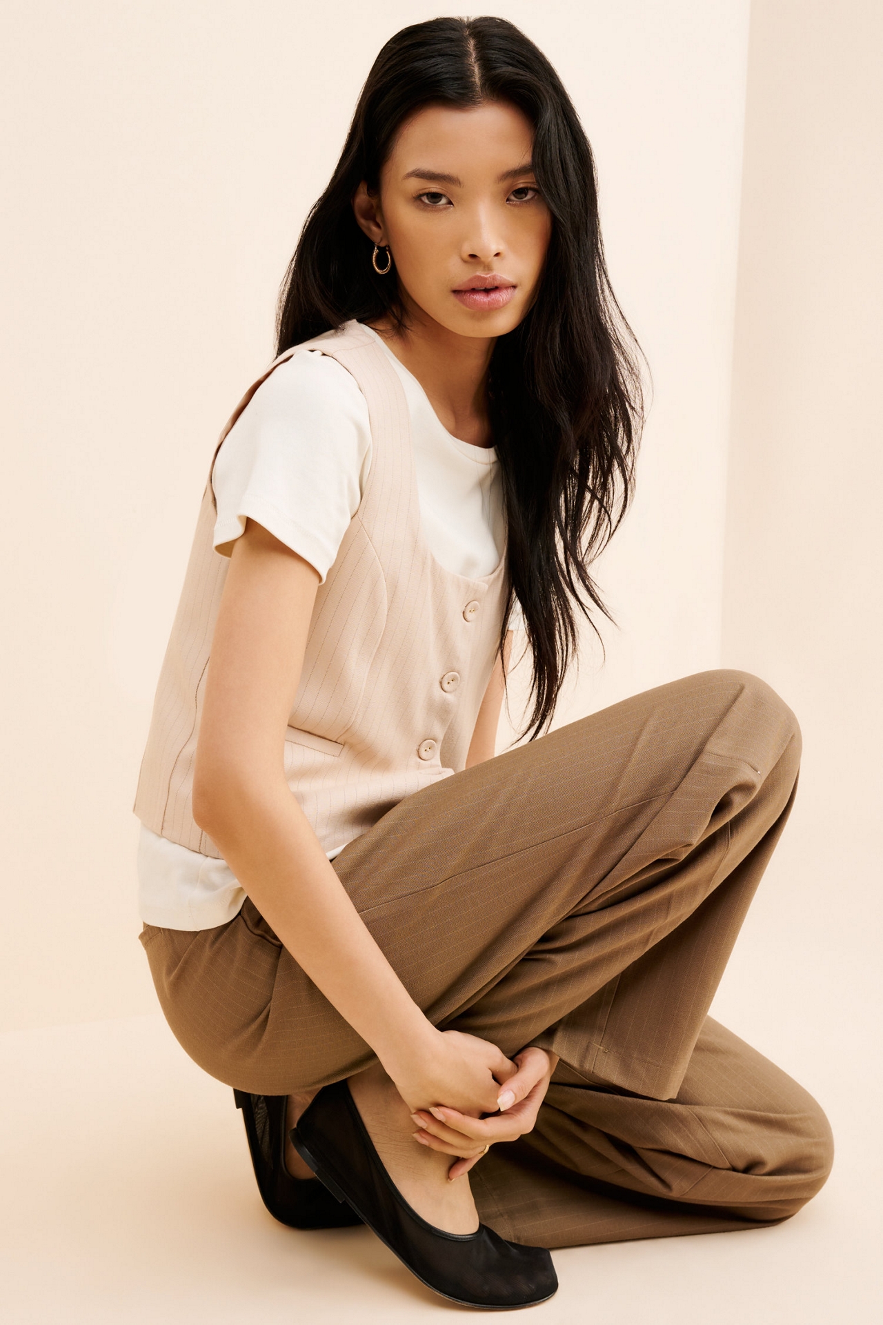 WeWoreWhat Tailored Straight Leg Pants