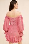 Bare Frill Mini Dress