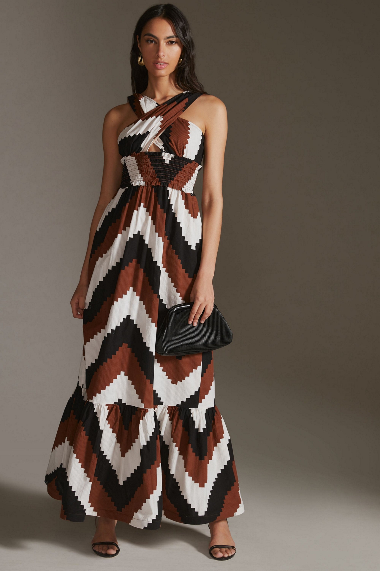 Plenty by Tracy Reese Printed Halter Maxi Dress