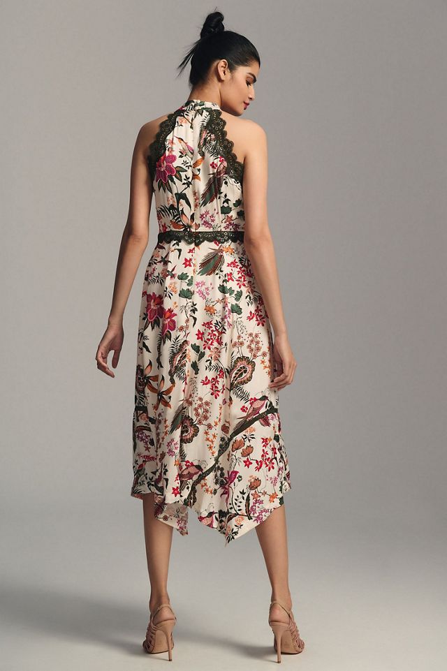 Lace-Trim A-Line Dress #2