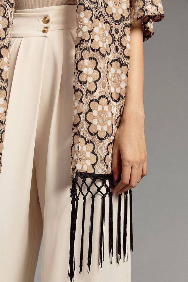 Amadi Floral Fringe Duster #2