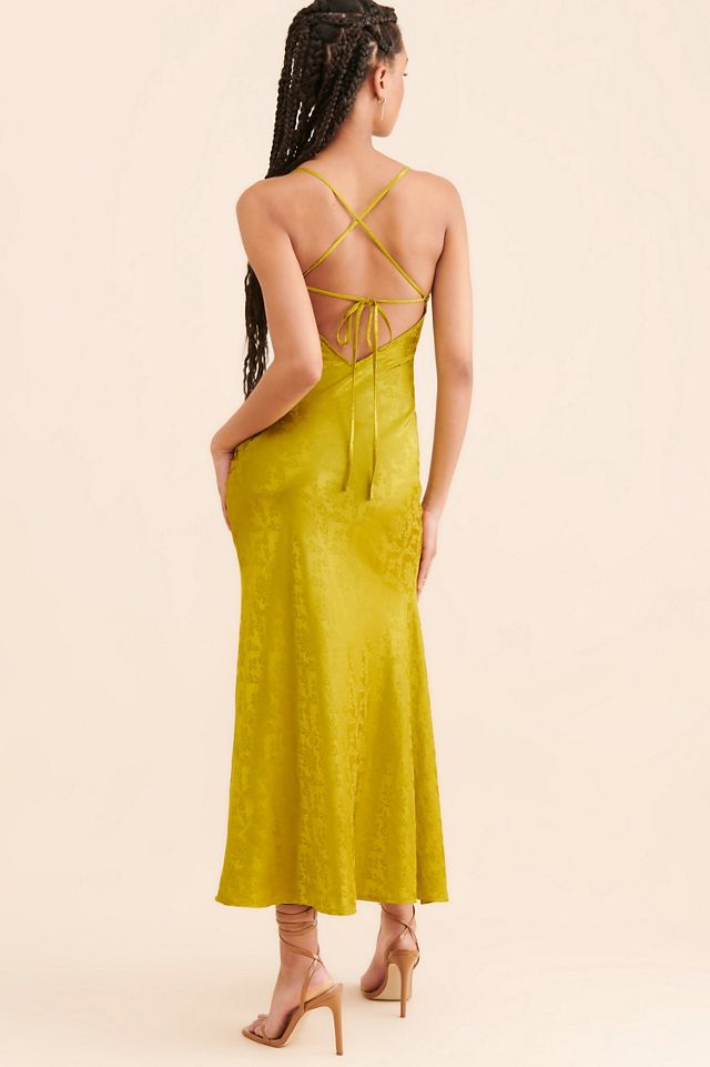soft yellow midi dress afterglow midi dress // butter yellow *zoco exclusive* medium