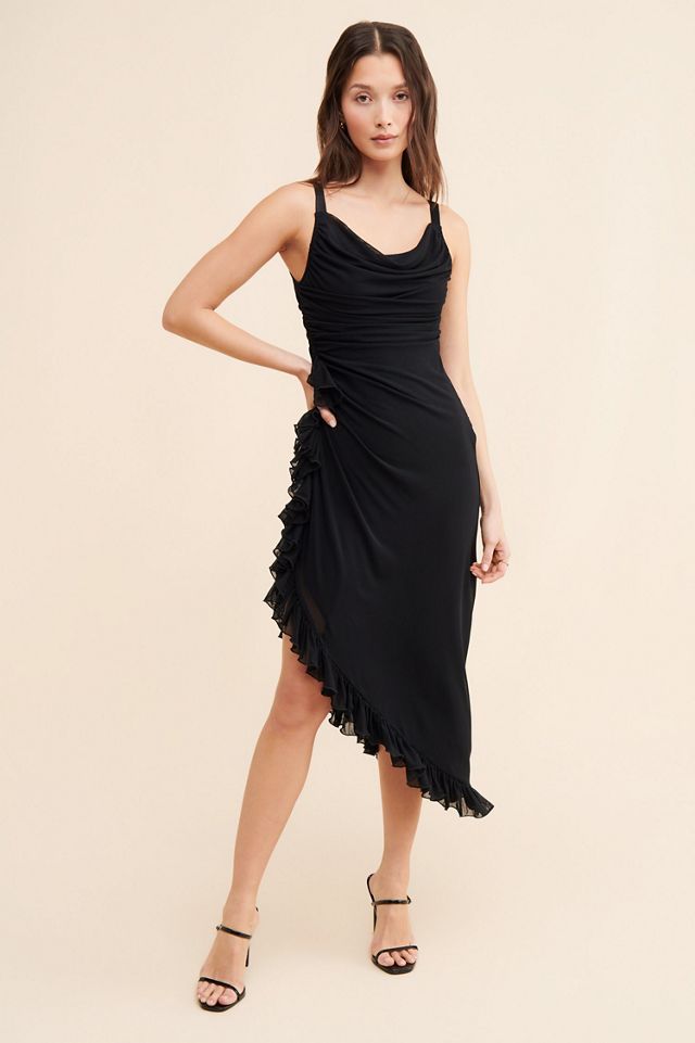 Sleeveless Ruched Midi Dress #1
