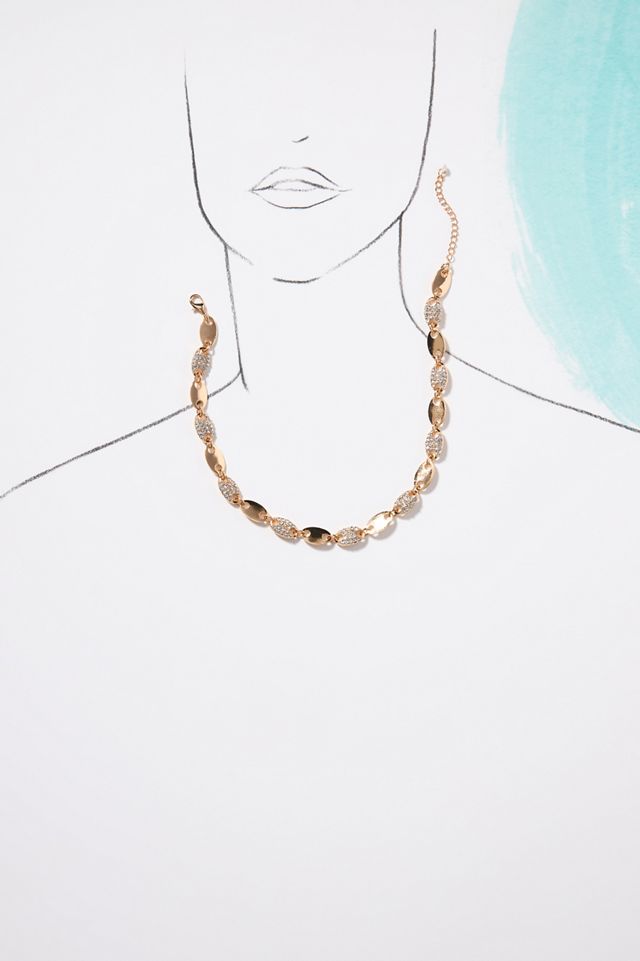 Pop Tab Crystal Necklace #3