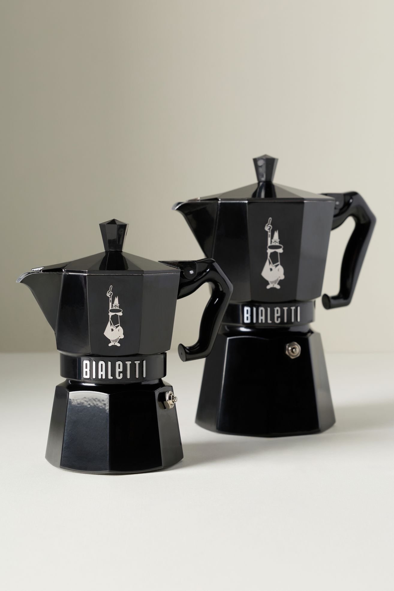 Bialetti Moka Exclusive Espresso Maker - Black, Standard, 6 Cup