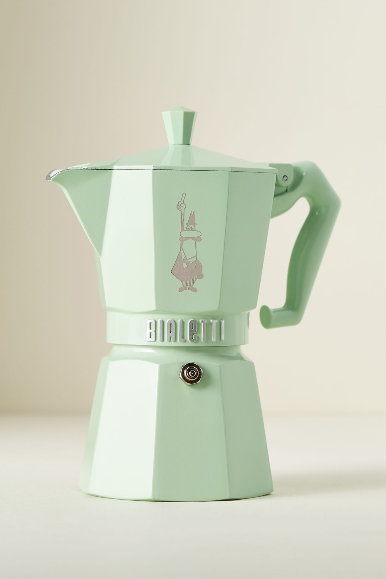 Bialetti Moka Exclusive Espresso Maker - Mint, 6 Cup