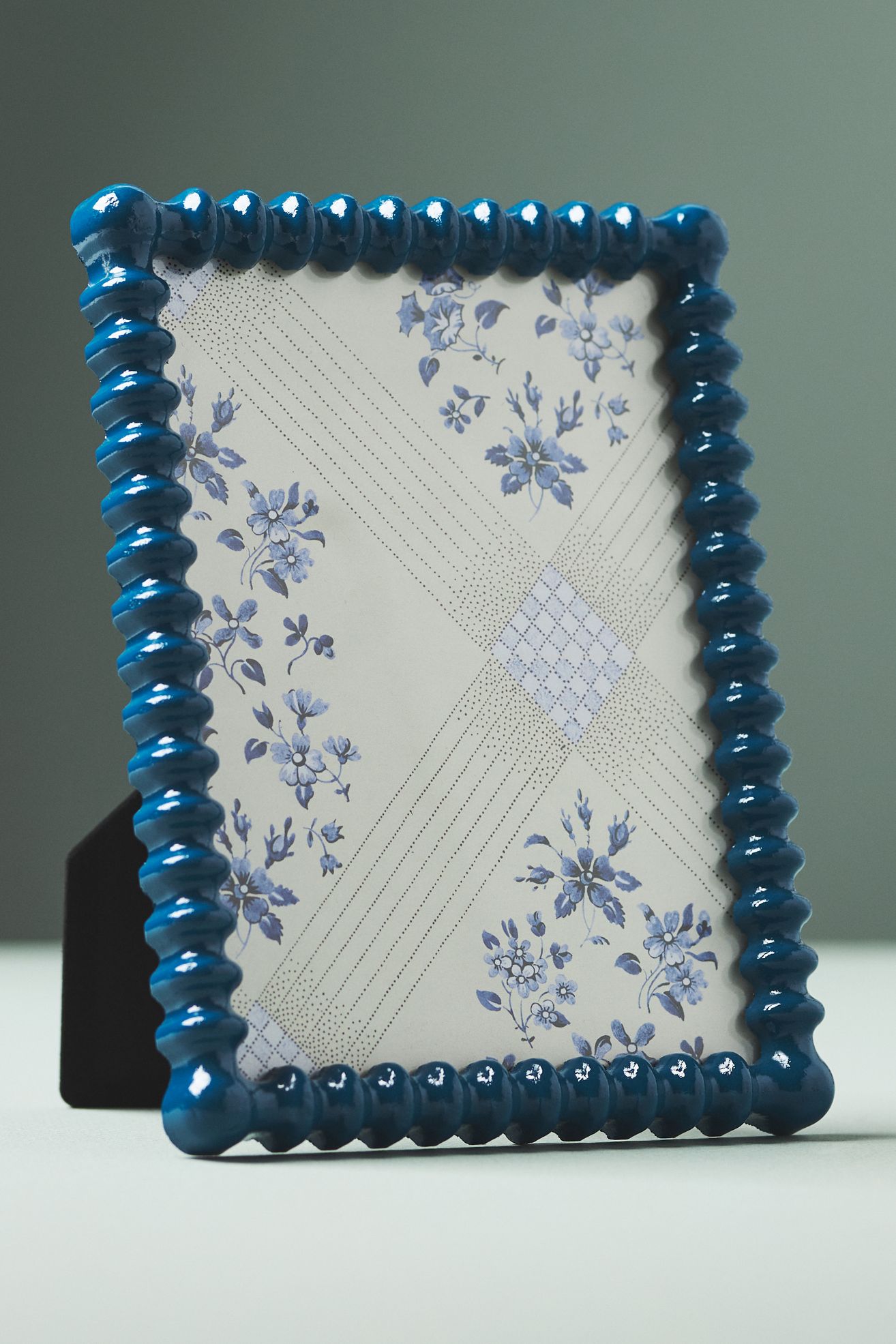 Amelia Wooden Frame - Blue, Standard, 5' X 7'