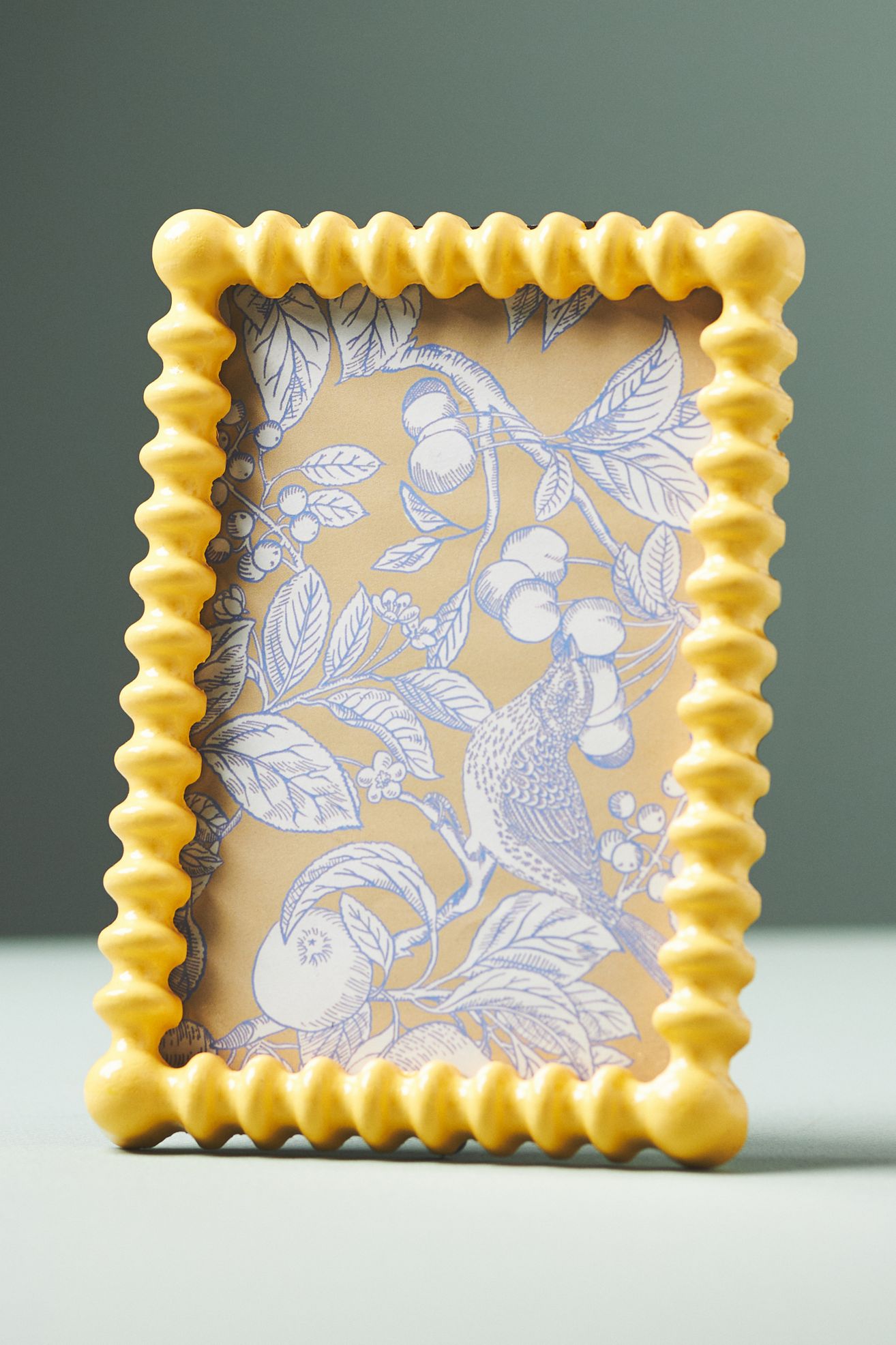 Amelia Wooden Frame - Yellow, 4 X 6