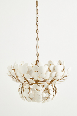Anthropologie Bilal Small Coconut Chandelier