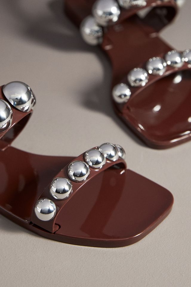 Jeffrey Campbell Gum Drop Studded Jelly Sandals #6