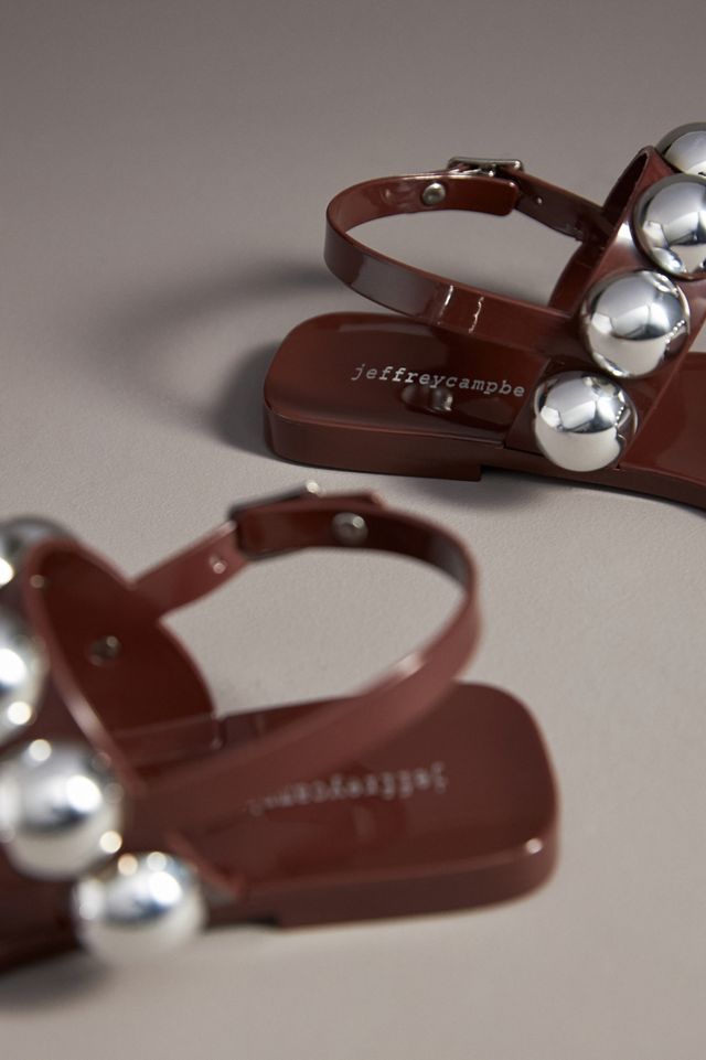 Jeffrey Campbell Gum Drop Studded Jelly Sandals #7