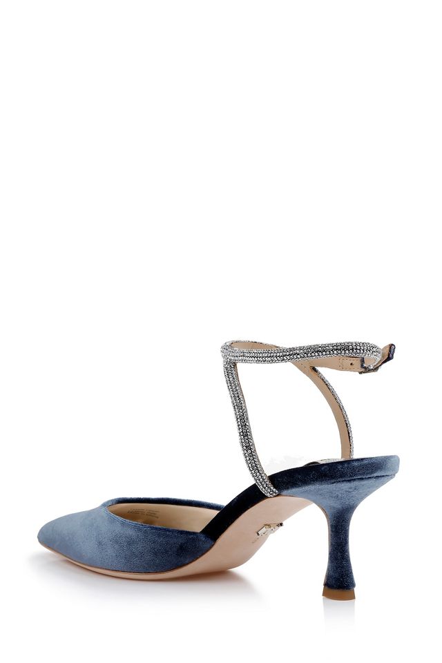 Badgley Mischka Autumn Embellished Kitten Heels #1
