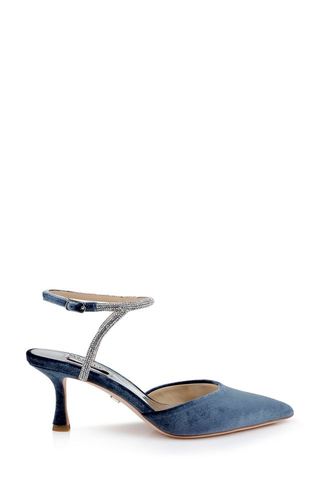 Badgley Mischka Autumn Embellished Kitten Heels #2