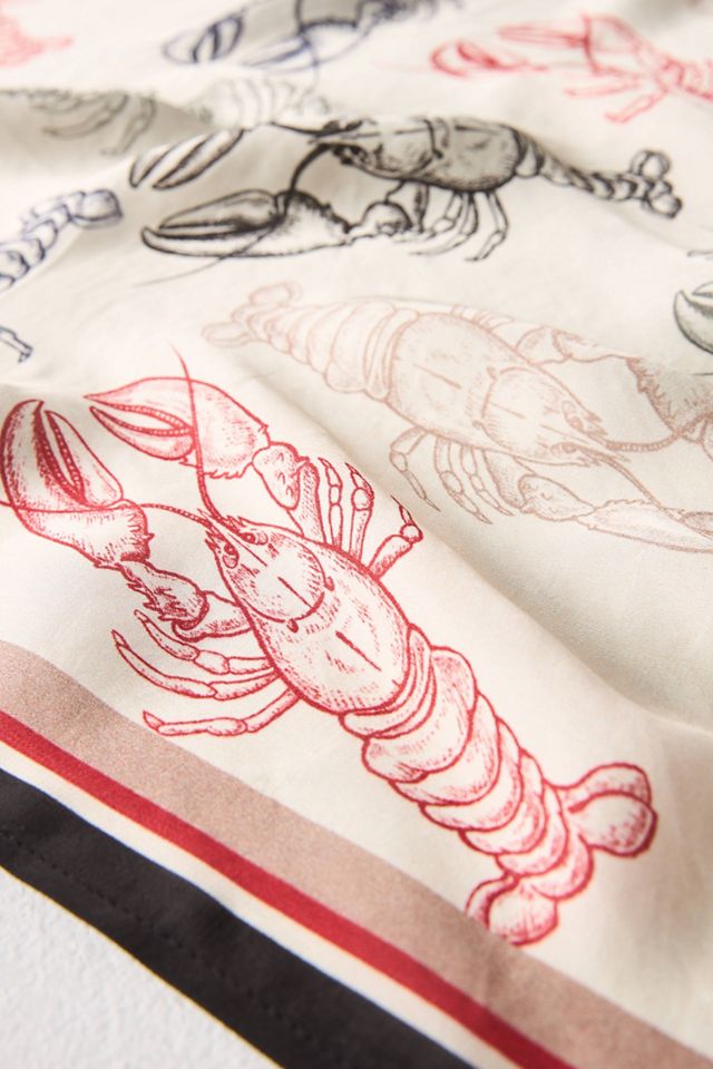 Bl-nk Lobster Printed Scarf #1