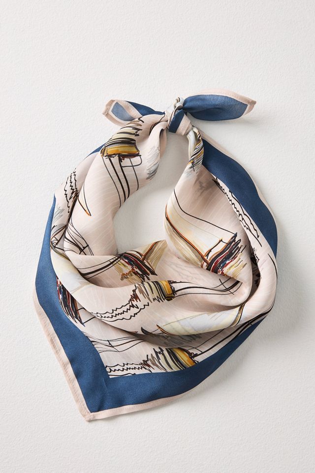 Bl-nk Sailboat Printed Scarf #2